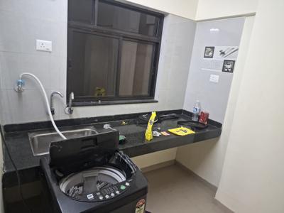 Kitchen Image of 650 Sq.ft 1 BHK Apartment / Flat for rent in Vedant Kingston Atlantis, Mohammed Wadi Pune for Rs. 7000
