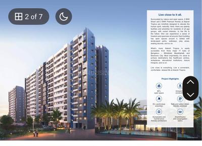 Image of 970 Sq.ft 2 BHK Apartment / Flat for sale in Adarsh Tropica, Choodasandra, Bengaluru for Rs. 13500000