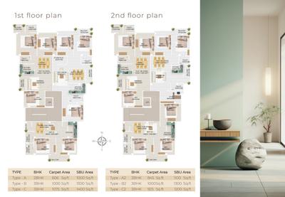 Balcony Image of 1300 Sq.ft 3 BHK Apartment / Flat for sale in Chandmari Guwahati for Rs. 7150000
