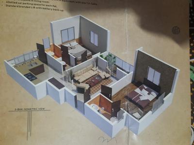 Image of 921 Sq.ft 2 BHK Apartment / Flat for sale in Hanuman Nagar, Nashik for Rs. 3200000