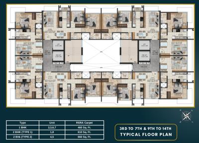 Image of 610 Sq.ft 2 BHK Apartment / Flat for sale in Ghatkopar East, Mumbai for Rs. 15800000