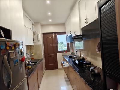 Kitchen Image of 1725 Sq.ft 3 BHK Builder Floor for sale in Manohar Singh Palm Spaces, Bar Majra Mohali for Rs. 17000000
