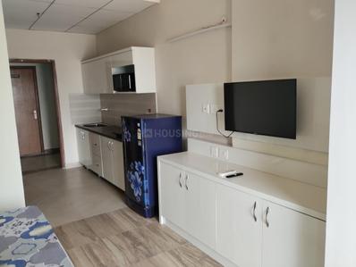 Kitchen Image of 435 Sq.ft 1 RK Studio for rent in Paramount Golfforeste Oak &amp; Pine, Surajpur Greater Noida for Rs. 15000