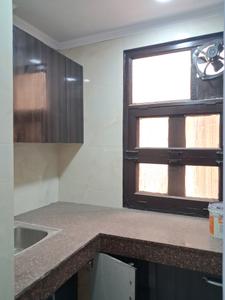 Kitchen Image of 750 Sq.ft 1 BHK Builder Floor for rent in Ramesh Nagar New Delhi for Rs. 22000