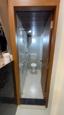 Bathroom Image of 400 Sq.ft 1 RK Builder Floor for rent in Mahalakshmi Nagar Indore for Rs. 13500