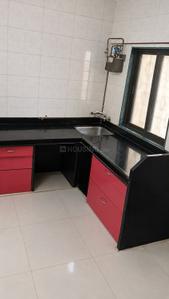 Kitchen Image of 575 Sq.ft 1 BHK Apartment / Flat for rent in Runwal Plaza, Thane West Thane for Rs. 25000