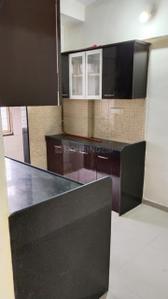 Kitchen Image of 650 Sq.ft 1 BHK Apartment / Flat for rent in Raunak Unnathi Woods, Kasarvadavali Thane for Rs. 18000