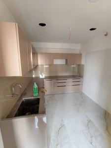 Kitchen Image of 1200 Sq.ft 3 BHK Apartment / Flat for rent in Siddha Seabrook Apartment, Kandivali West Mumbai for Rs. 82000