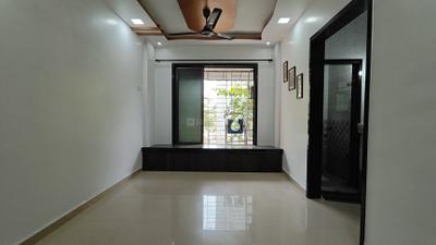 Living Room Image of 650 Sq.ft 1 BHK Apartment / Flat for rent in Kalwa Thane for Rs. 21000