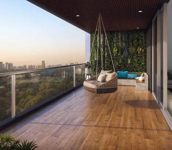 Balcony Image of 1624 Sq.ft 3 BHK Apartment / Flat for sale in City One Panache, Nigdi Pune for Rs. 14911311