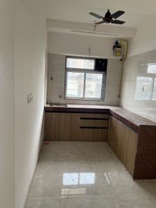 Kitchen Image of 600 Sq.ft 1 BHK Apartment / Flat for rent in Shraddha Vertica, Vikhroli East Mumbai for Rs. 40000