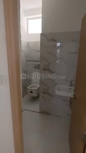 Bathroom Image of 1000 Sq.ft 2 BHK Builder Floor for rent in Lokmanya Nagar Indore for Rs. 18000
