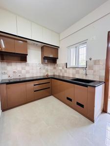 Kitchen Image of 1200 Sq.ft 1 BHK Apartment / Flat for rent in Jakkur Bengaluru for Rs. 35000