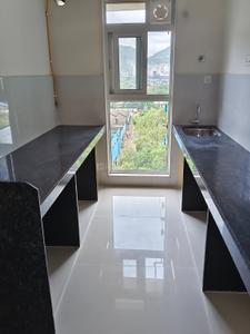Kitchen Image of 750 Sq.ft 2 BHK Apartment / Flat for rent in Ashar Arize, Kalwa Thane for Rs. 38000