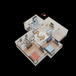 Image of 996 Sq.ft 2 BHK Apartment / Flat for sale in Moshi, Pune for Rs. 5559000