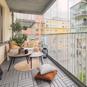 Balcony Image of 1350 Sq.ft 3 BHK Builder Floor for sale in Vaishali Ghaziabad for Rs. 10000000