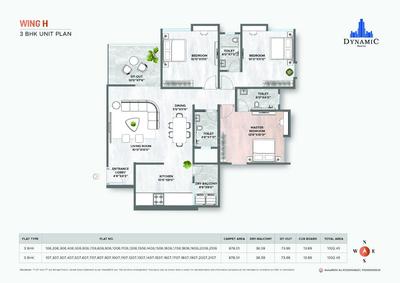 Image of 1030 Sq.ft 2 BHK Apartment / Flat for sale in Dynamic Grandeur Premium I, Undri, Pune for Rs. 4800000