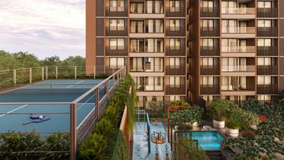 Image of 2070 Sq.ft 3 BHK Apartment / Flat for sale in Sargasan, Gandhinagar for Rs. 8600000