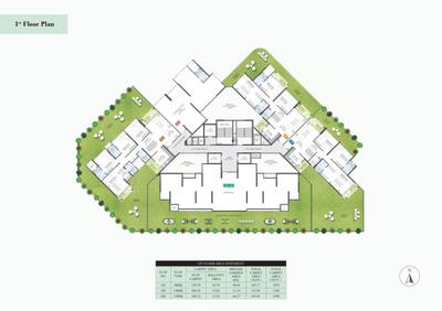 Image of 1425 Sq.ft 3 BHK Apartment / Flat for sale in Osian Almanova Phase 1, Mundhwa, Pune for Rs. 12490000