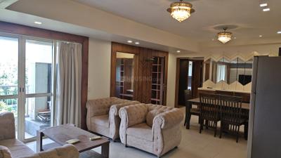 Living Room Image of 1630 Sq.ft 3 BHK Apartment / Flat for sale in Uniworld City Frisco, New Town Kolkata for Rs. 17000000