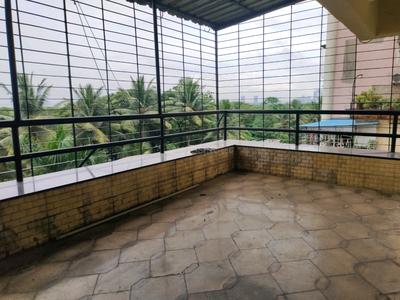 Balcony Image of 1200 Sq.ft 2 BHK Apartment / Flat for rent in Sagar Darshan Towers, Nerul Navi Mumbai for Rs. 75000