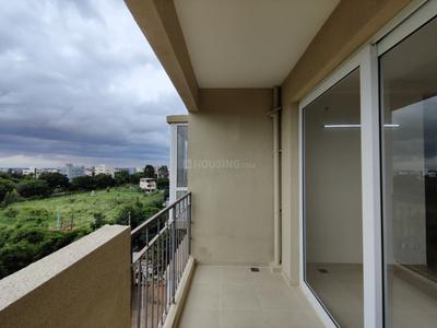 Balcony Image of 1877 Sq.ft 3.5 BHK Apartment / Flat for rent in Bhartiya Nikoo Homes Phase 2, Thanisandra Bengaluru for Rs. 85009
