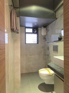 Common Bathroom One Image of 980 Sq.ft 2 BHK Apartment / Flat for sale in Evershine Amavi 303, Virar West Virar for Rs. 7000000