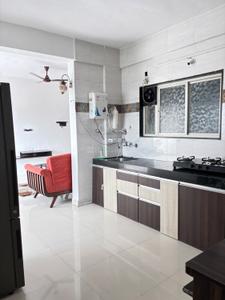 Kitchen Image of 750 Sq.ft 2 BHK Apartment / Flat for rent in SK Om Paradise A Wing, Vikas Nagar Pune for Rs. 25000