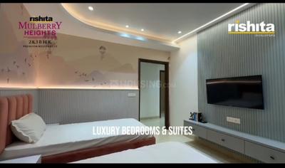 Bedroom Image of 1550 Sq.ft 3 BHK Apartment / Flat for sale in Rishita Mulberry Heights, Sushant Golf City Lucknow for Rs. 16577768