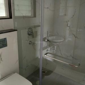 Bathroom Image of 900 Sq.ft 2 BHK Apartment / Flat for rent in Chandrarang Basileo Phase 2, Pimple Gurav Pune for Rs. 30000