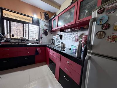 Kitchen Image of 900 Sq.ft 2 BHK Apartment / Flat for rent in Shree Saibaba Ashok Nagar, Thane West Thane for Rs. 33000