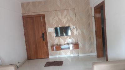 Living Room Image of 794 Sq.ft 1 BHK Apartment / Flat for rent in Prithvi Peony, Baner Pune for Rs. 28000