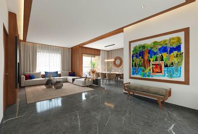Bedroom Image of 3170 Sq.ft 4 BHK Apartment / Flat for sale in Indraprasth Shivanta, Ambli Ahmedabad for Rs. 26000000