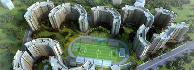 Image of 1850 Sq.ft 3 BHK Apartment / Flat for rent in Adani The Meadows, Shantigram, Ahmedabad for Rs. 33000
