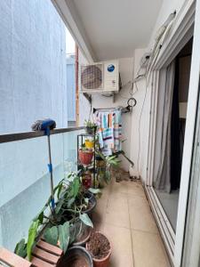 Balcony Image of 1450 Sq.ft 3 BHK Apartment / Flat for rent in Domlur Layout Bengaluru for Rs. 85000