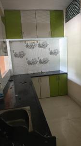 Kitchen Image of 750 Sq.ft 2 BHK Builder Floor for rent in Sudama Nagar Indore for Rs. 11000