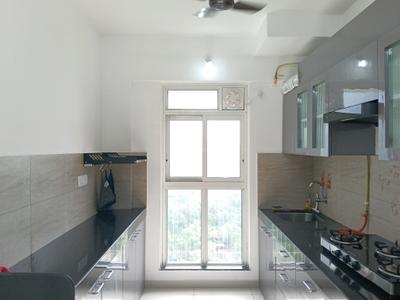 Kitchen Image of 1100 Sq.ft 3 BHK Apartment / Flat for rent in Godrej Emerald, Kasarvadavali Thane for Rs. 45000