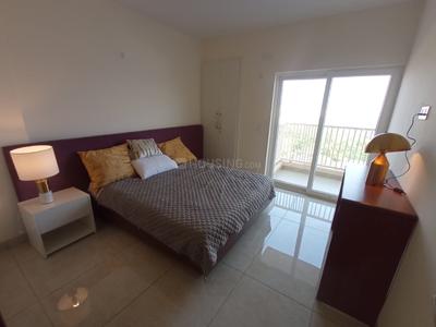 Bedroom Image of 1200 Sq.ft 2 BHK Apartment / Flat for rent in Eldeco Accolade, Sector 2 Sohna for Rs. 27000