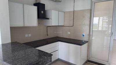 Kitchen Image of 1725 Sq.ft 3 BHK Apartment / Flat for sale in Microtek Greenburg, Sector 86 Gurgaon for Rs. 28500000