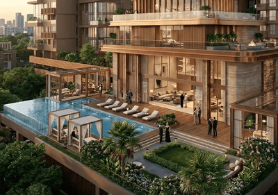 Image of 1227 Sq.ft 2 BHK Apartment / Flat for sale in Nerul, Navi Mumbai for Rs. 21500000