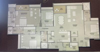 Image of 3707 Sq.ft 4 BHK Apartment / Flat for rent in Adani Ambrosia, Shantigram, Ahmedabad for Rs. 100000