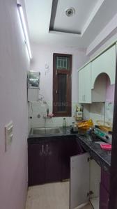 Kitchen Image of 650 Sq.ft 1 BHK Builder Floor for rent in Vasundhara Ghaziabad for Rs. 15000