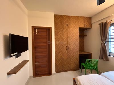 Bedroom Image of 350 Sq.ft 1 RK Builder Floor for rent in Kadubeesanahalli Bengaluru for Rs. 19000