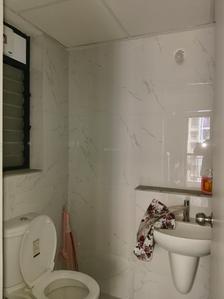 Common Bathroom Image of 705 Sq.ft 1.5 BHK Apartment / Flat for rent in Runwal Gardens Phase 2 Bldg no 18 23, Dombivli East Thane for Rs. 14499