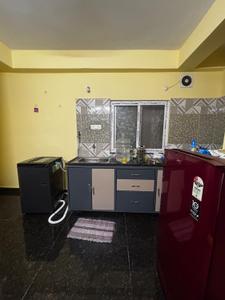 Kitchen Image of 400 Sq.ft 1 RK Apartment / Flat for rent in Madhapur Hyderabad for Rs. 22000