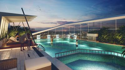 Balcony Image of 3456 Sq.ft 3 BHK Apartment / Flat for sale in Everfine Straatosphere, JP Nagar Bengaluru for Rs. 78200000