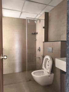 Common Bathroom Image of 1176 Sq.ft 3 BHK Apartment / Flat for rent in Runwal The Central Park, Chinchwad Pune for Rs. 70000