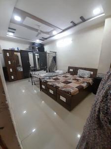 Bedroom Image of 1400 Sq.ft 1.5 BHK Independent House for rent in Ghatlodiya Ahmedabad for Rs. 20000