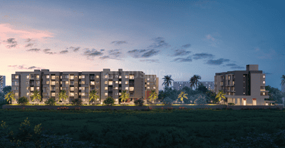 Image of 862 Sq.ft 2 BHK Apartment / Flat for sale in Gerugambakkam, Chennai for Rs. 6750000