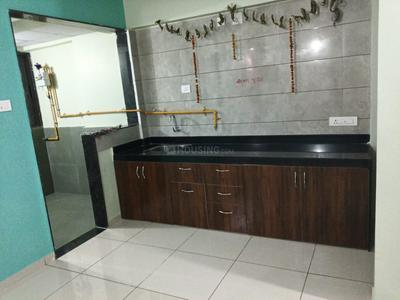 Kitchen Image of 1750 Sq.ft 3 BHK Apartment / Flat for rent in Sunbuildcon Suryansh Sanidhya Shivalaya, Sarkhej Ahmedabad for Rs. 20000